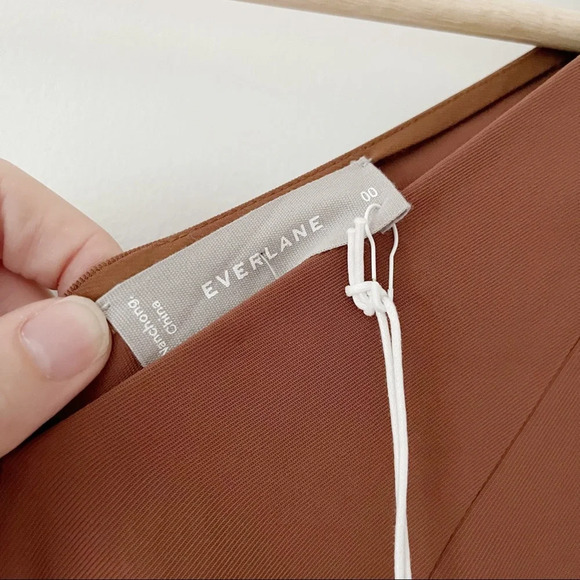 NWT Everlane The Japanese GoWeave Essential Jumpsuit in Cocoa Brown Size… - Picture 6 of 8